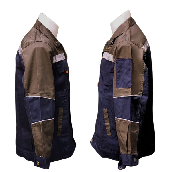 เสื้อช็อปสีทูโทนผ้าร่มแขนยาว - Image 10