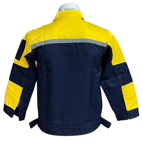 เสื้อช็อปสีทูโทนผ้าร่มแขนยาว - Image 3