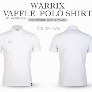 เสื้อโปโล WARRIX VAFFLE POLO SHIRT - Image 5