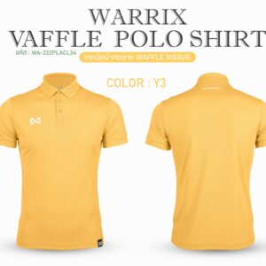 เสื้อโปโล WARRIX VAFFLE POLO SHIRT - Image 4
