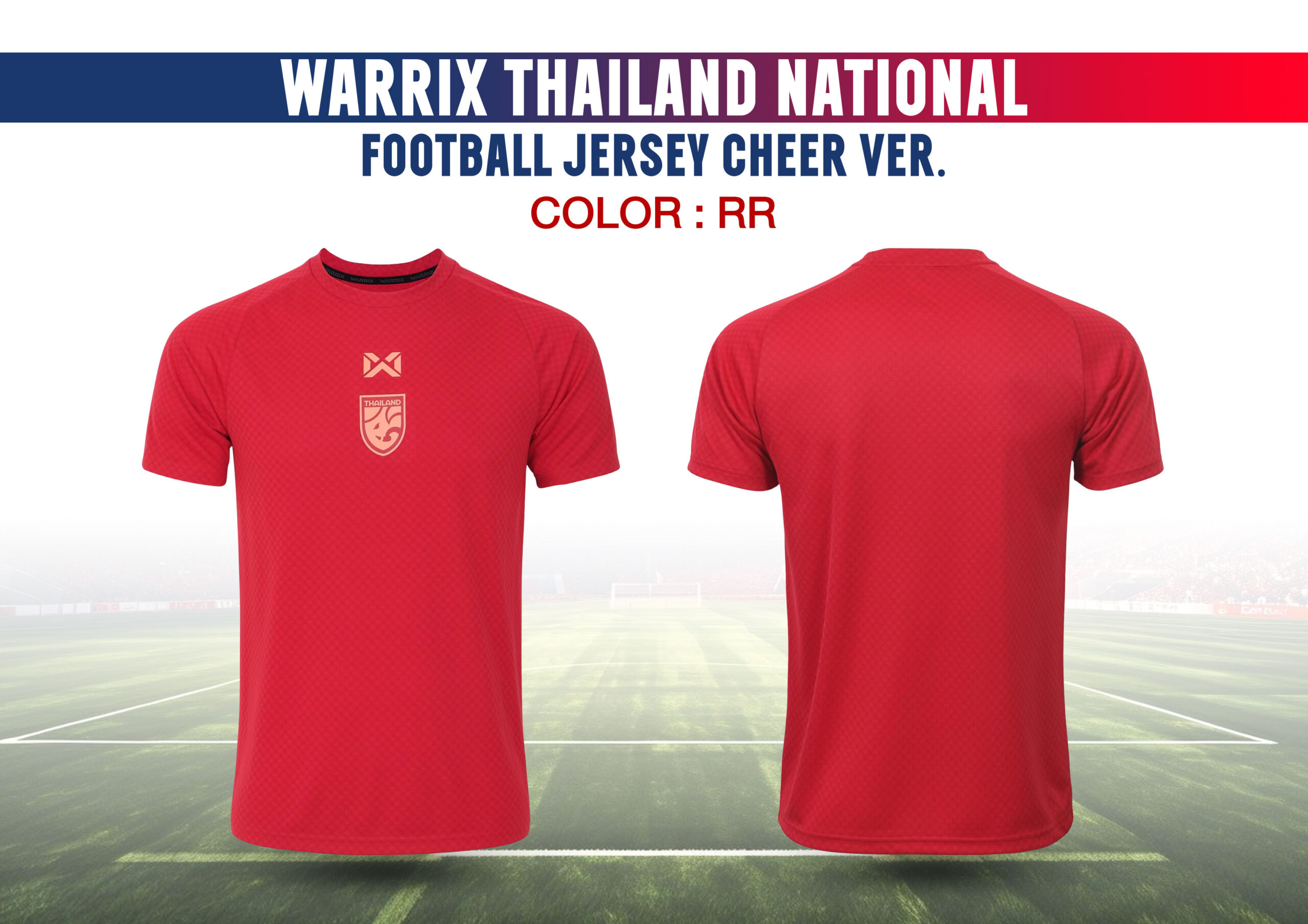 เสื้อกีฬา WARRIX THAILAND NATIONAL FOOTBALL JERSEY CHEER VER. - Image 4